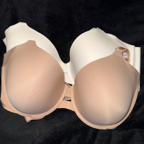 Warner's Beige and White Back Smoothing Bra Duo Set of 2 - Picture 8 of 13